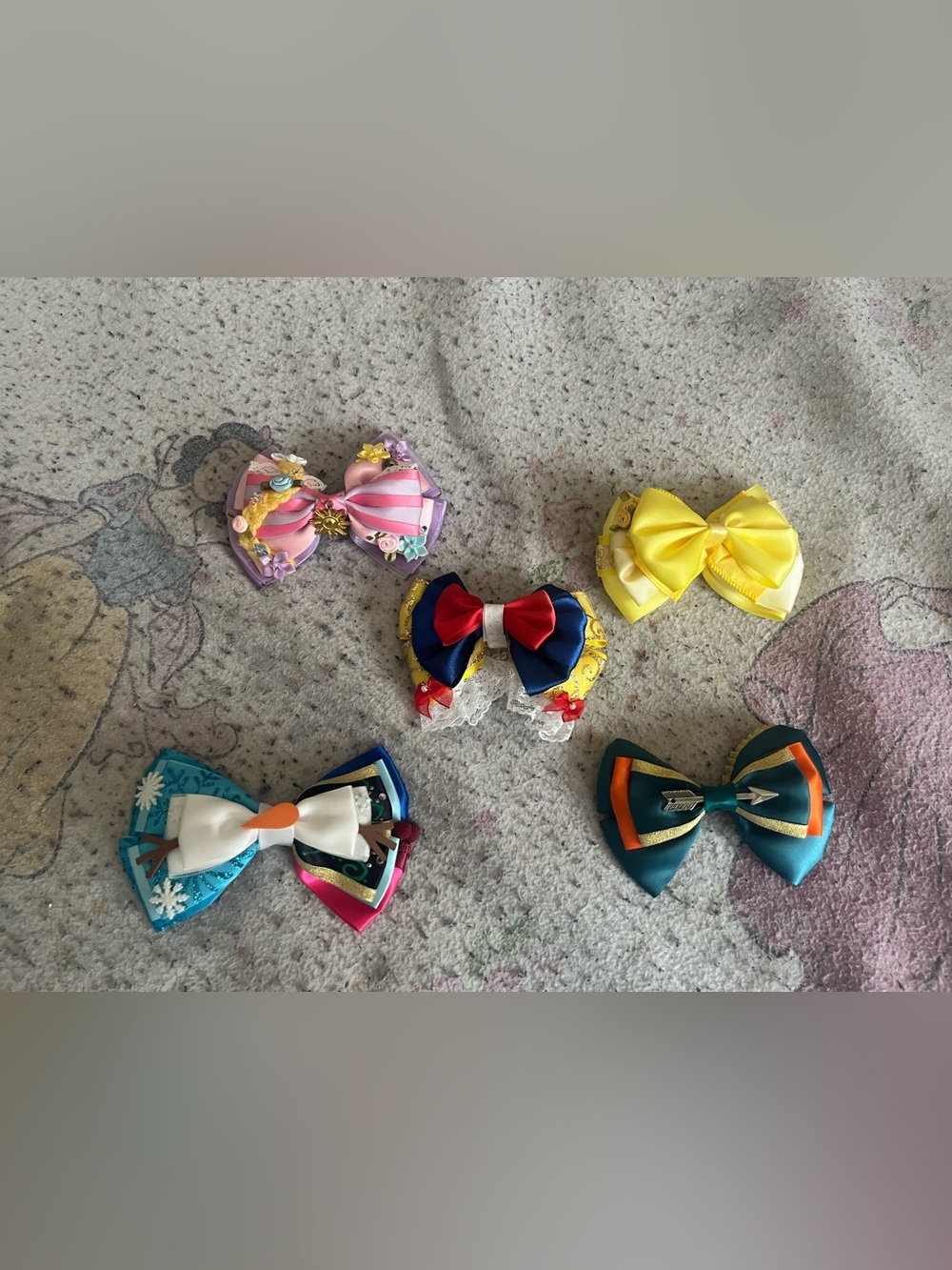 Disney Inspired Princess Bow Bundle (5)